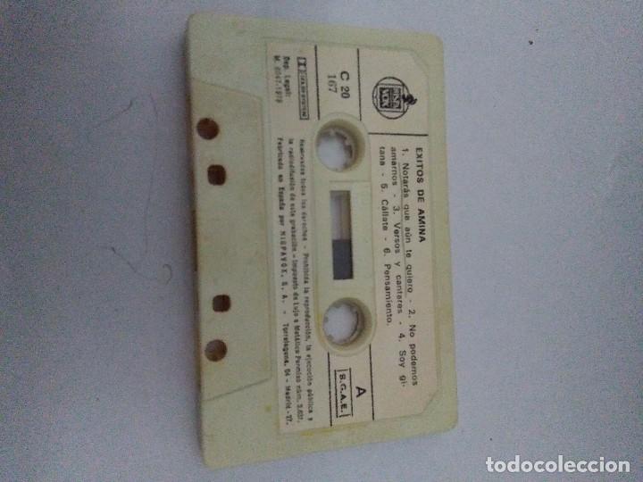 Casetes antiguos: LOS EXITOS DE AMINA. SIN CARATULA. C3F - Foto 1