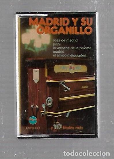 Cassette antiche: CINTA DE CASETE. MADRID Y SU ORGANILLO Y 10 TITULOS MAS. 1979.