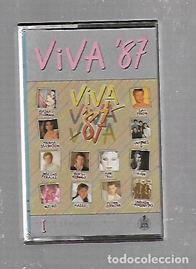 Cassette antiche: CINTA DE CASETE. VIVA ' 87. I. HISPAVOX.