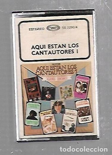 Cassetes antigas: CINTA DE CASETE. AQUI ESTAN LOS CANTAUTORES I. 1983. MOVIE PLAY