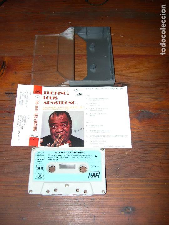 Casetes antiguos: louis armstrong the king cassette - Foto 1
