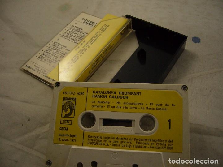 Casetes antiguos: RAM&Oacute;N CALDUCH CATALUNYA TRIOMFANT - Foto 2