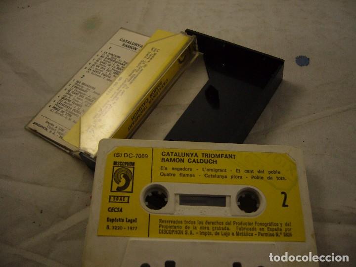 Casetes antiguos: RAM&Oacute;N CALDUCH CATALUNYA TRIOMFANT - Foto 3