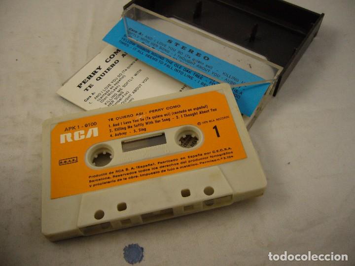 Casetes antiguos: PERRY COMO TE QUIERO ASI - Foto 2
