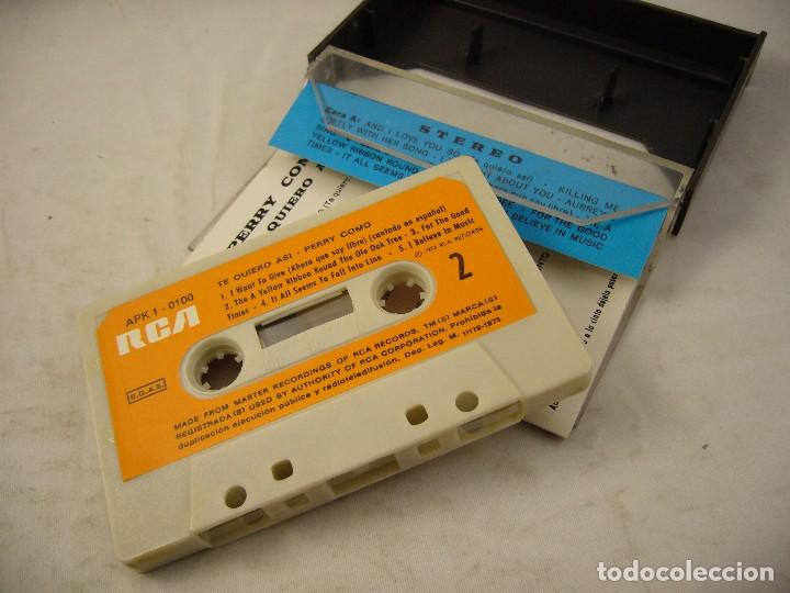 Casetes antiguos: PERRY COMO TE QUIERO ASI - Foto 3