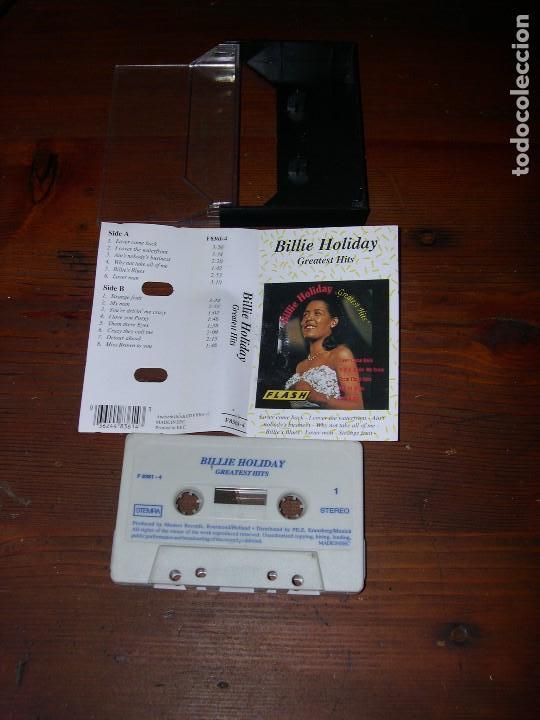 Casetes antiguos: billie holiday greatest hits cassette - Foto 1
