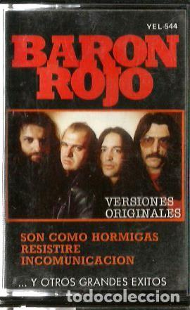 Casetes antiguos: CASETE BARON ROJO : VERSIONES ORIGINALES ( GRANDES EXITOS ) - Foto 1