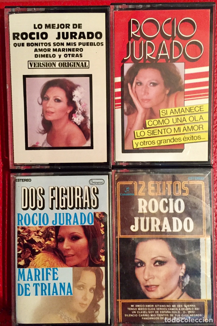 Casetes antiguos: Cuatro cintas casetes de Roc&iacute;o Jurado. - Foto 1