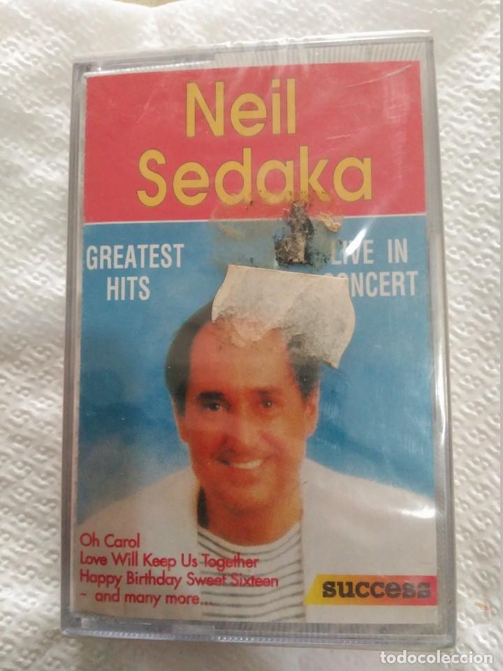 Casetes antiguos: caseteneil sedaka grandes exitos precintado - Foto 1