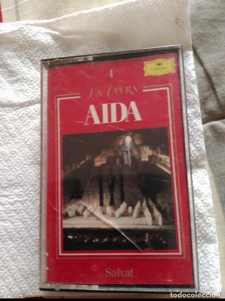 Casetes antiguos: casete la opera aida salvat - Foto 1