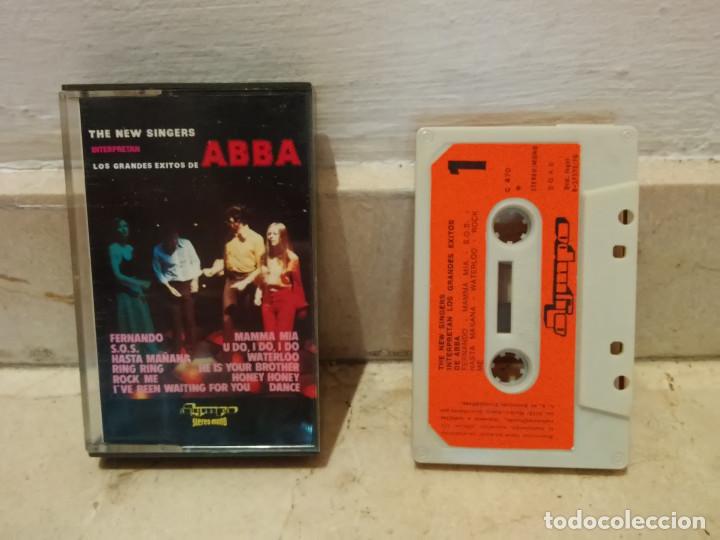Casetes antiguos: ANTIGUO CASETE - ABBA THE NEW SINGERS - CASSETTES - INTERPRETAN LOS GRANDES EXITOS