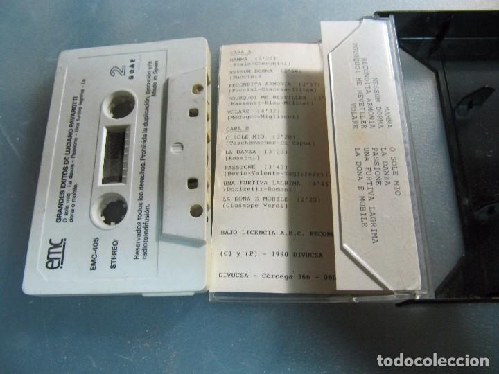Casetes antiguos: GRANDES EXITOS DE LUCIANO PAVAROTTI - Foto 2