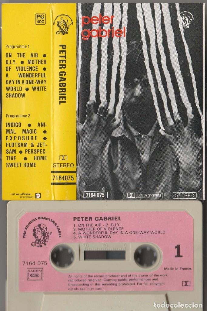 Casetes antiguos: PETER GABRIEL (CASSETTE CHARISMA FRANCIA) GENESIS - Foto 1