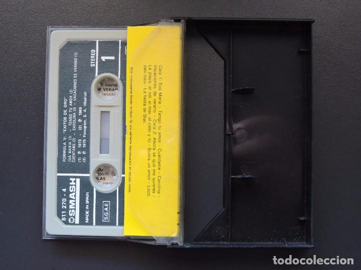 Casetes antiguos: CASETE - CASSETTE - FORMULA V - EXITOS DE ORO - Foto 3