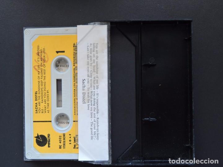 Casetes antiguos: CASETE - CASSETTE - SACHA DISTEL - Foto 3
