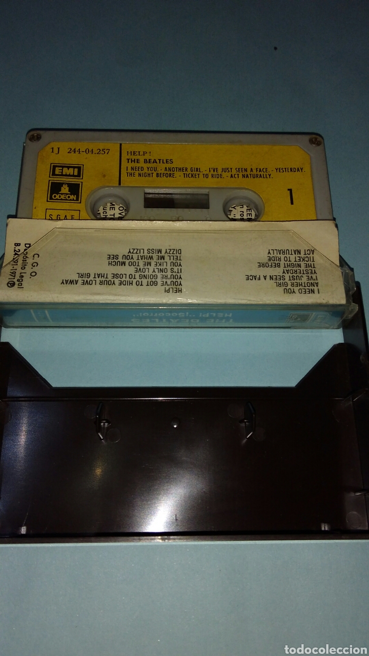 Casetes antiguos: THE BEATLES Cassette. HELP! - Foto 2