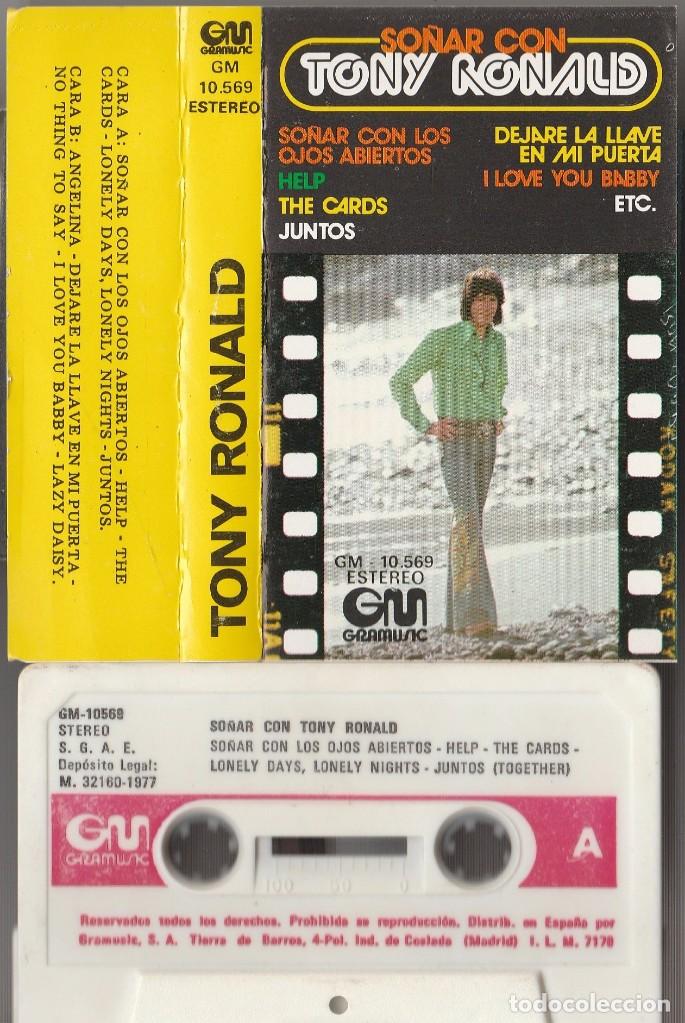Casetes antiguos: TONY RONALD (CASSETTE GRAMUSIC 1977) - Foto 1