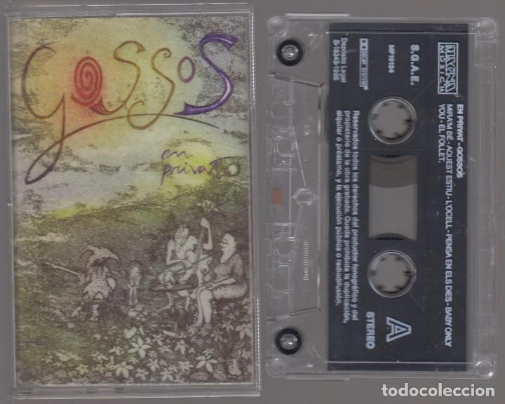 Casetes antiguos: Gossos cassette En privat 1996 - Foto 1