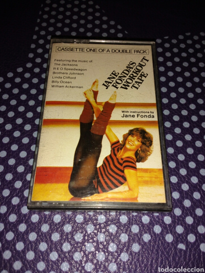 Casetes antiguos: Jane Fondas Workout Tape - Foto 1