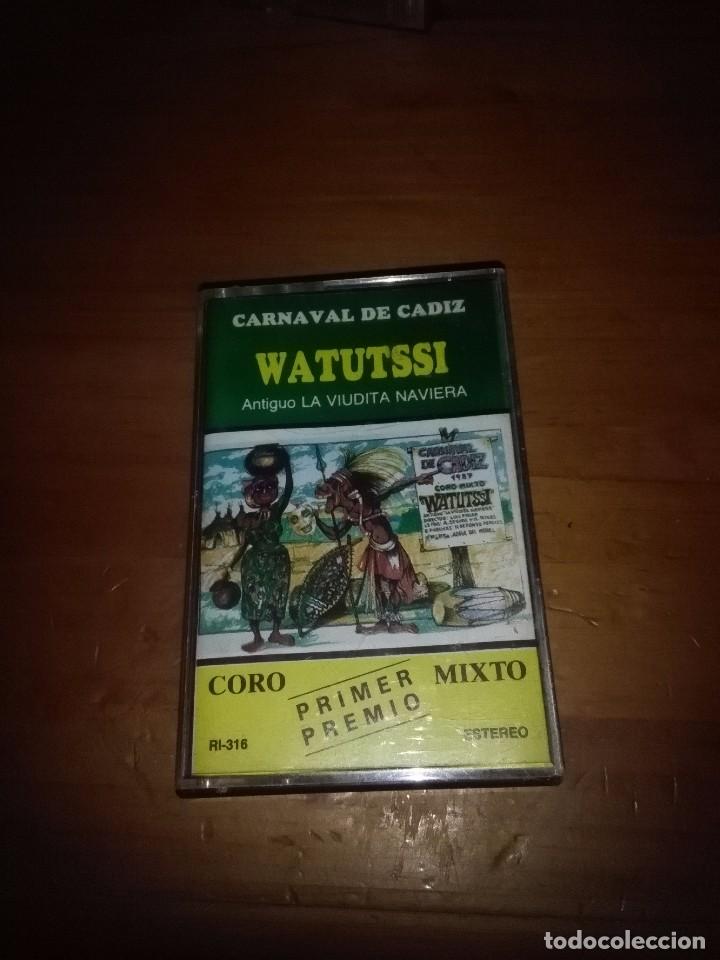 Casetes antiguos: WATUTSSI. CARNAVAL DE C&Aacute;DIZ. C2F - Foto 1