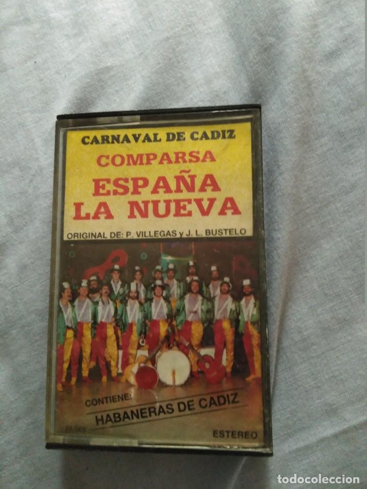 Casetes antiguos: carnaval de cadiz casete comparsa espa&ntilde;a la nueva