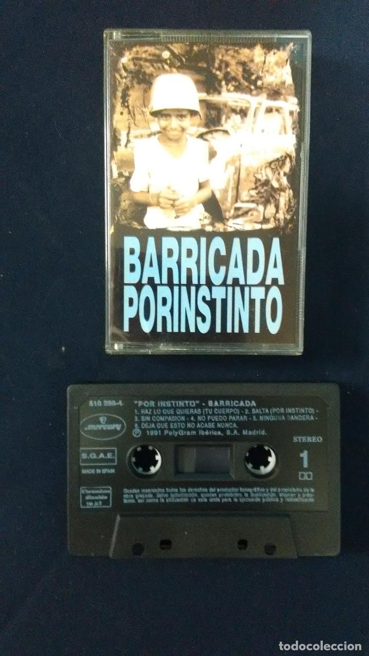 Casetes antiguos: BARRICADA POR INSTINTO - Foto 1