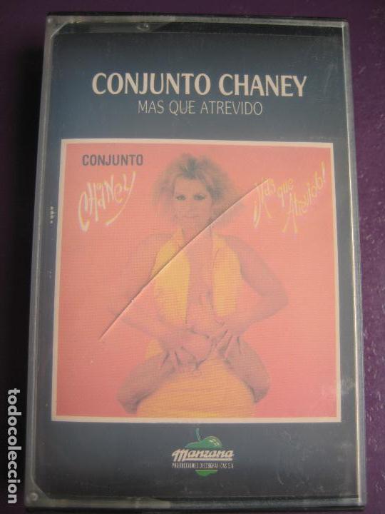 Casetes antiguos: CONJUNTO CHANEY CASETE MANZANA MAS QUE ATREVIDO - SALSA - BACHATA