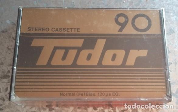 Alte Kassetten: Cinta de cassett caset virgen marca Tudor a&ntilde;os 70-80 precintada