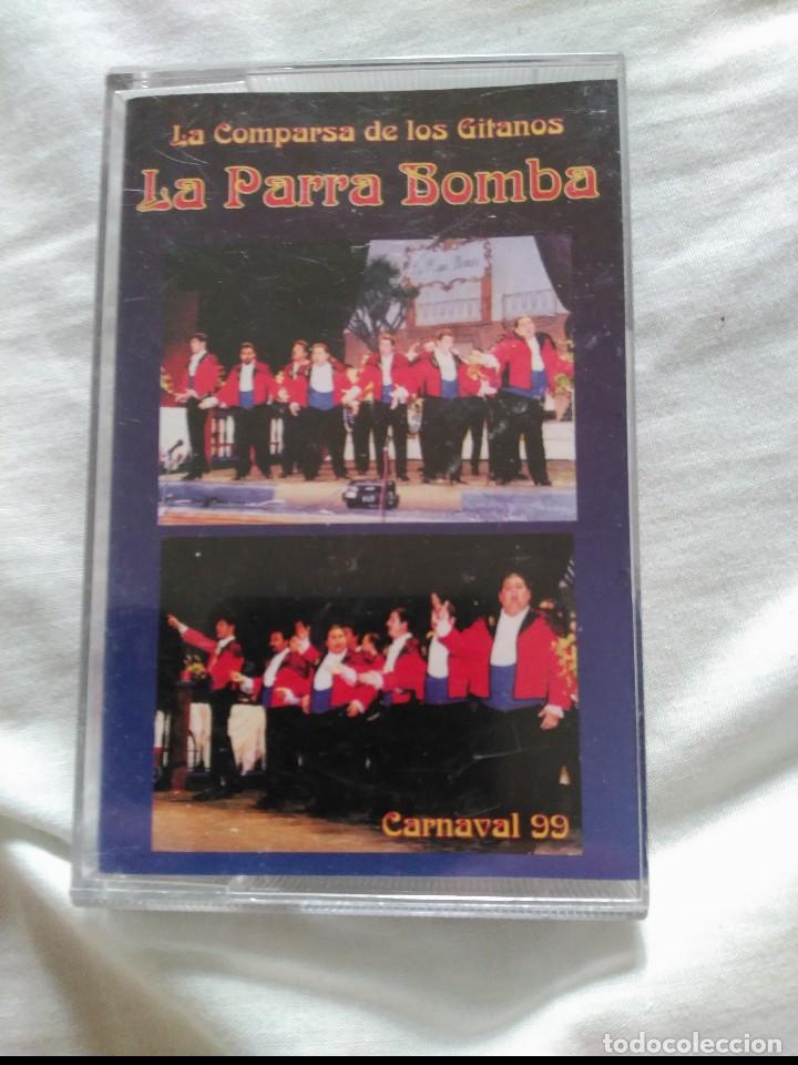 Casetes antiguos: carnaval de cadiz casete comparsa la parra bomba 1999