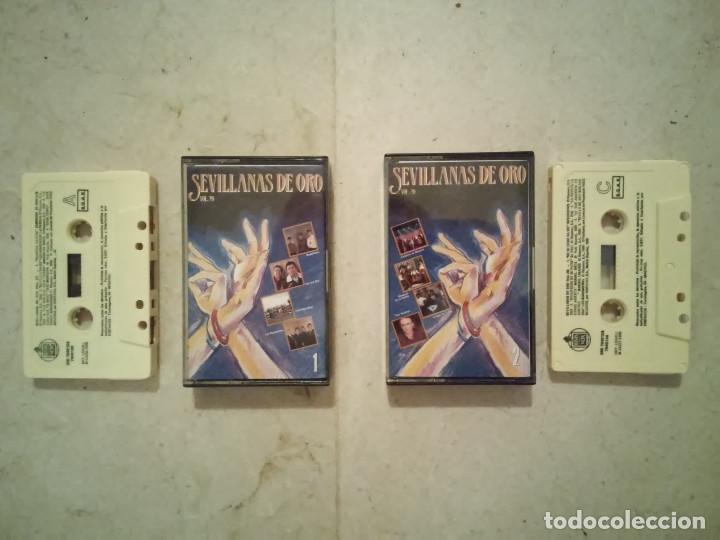 Cassette antiche: 2 CASSETTES ORIGINALES - SEVILLANAS DE ORO VOL 20  - CASETES