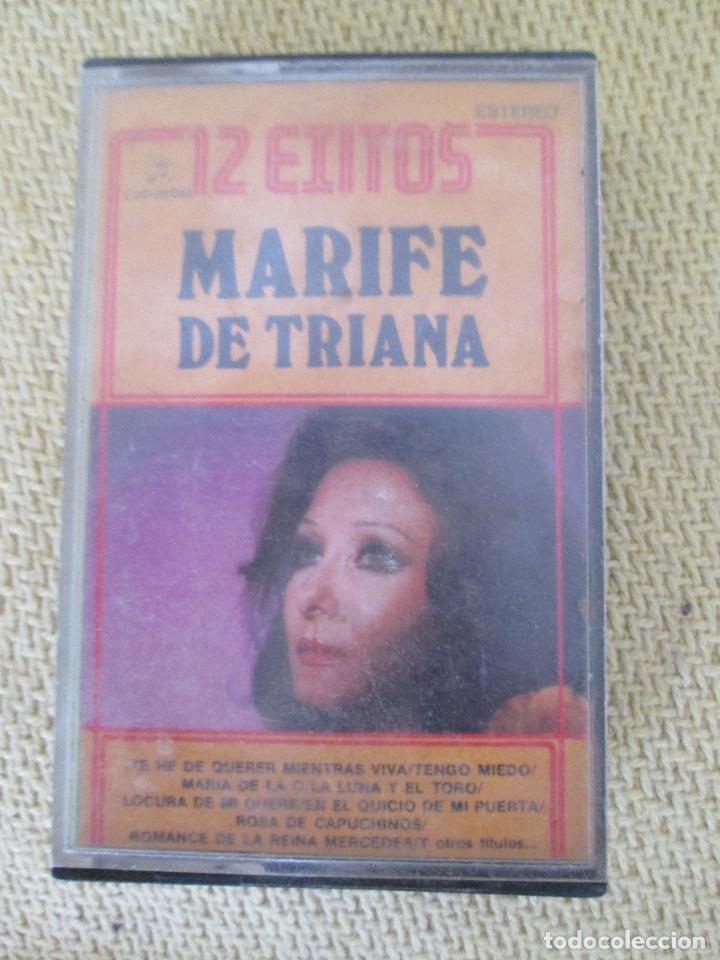 Casetes antiguos: CINTA CASETE 12 EXITOS MARIFE DE TRIANA - Foto 1