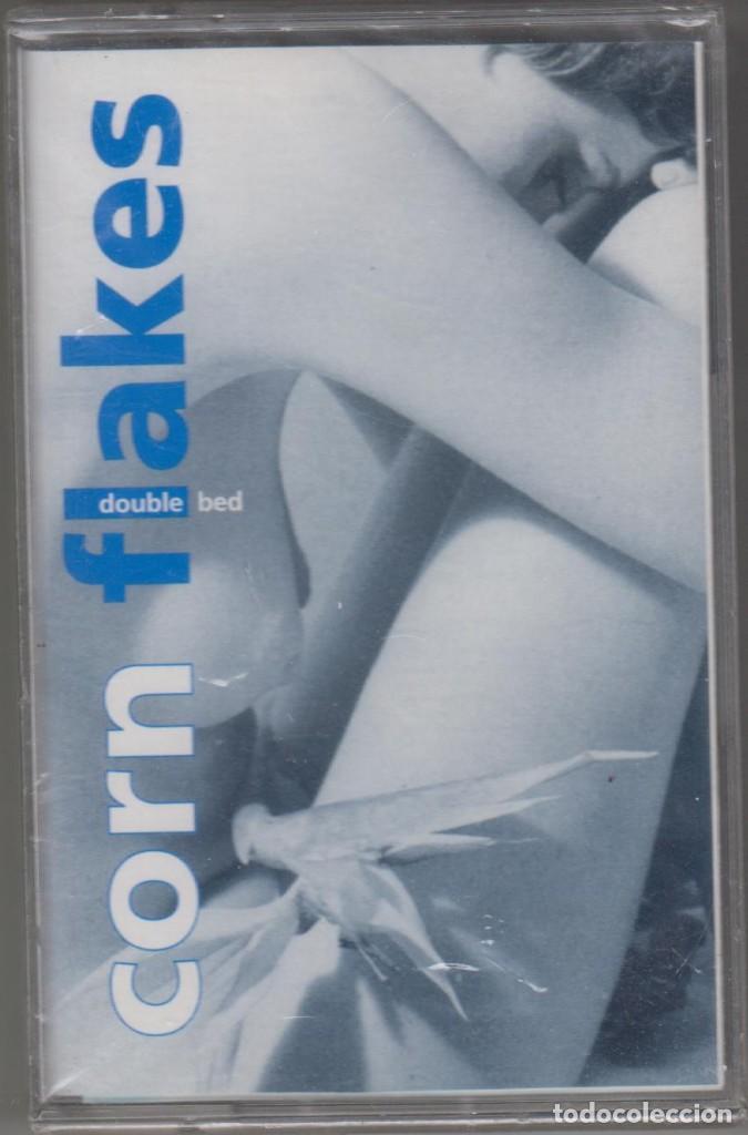 Casetes antiguos: Corn Flakes cassette Double Bed 1995 B-Core Precintada - Foto 1