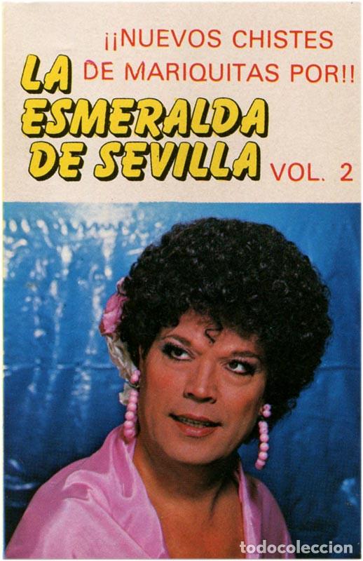 Old Cassettes: La Esmeralda de Sevilla &ndash; &iexcl;&iexcl;Nuevos Chistes De Mariquitas Por!! - Cassette Spain 1981 - Senador