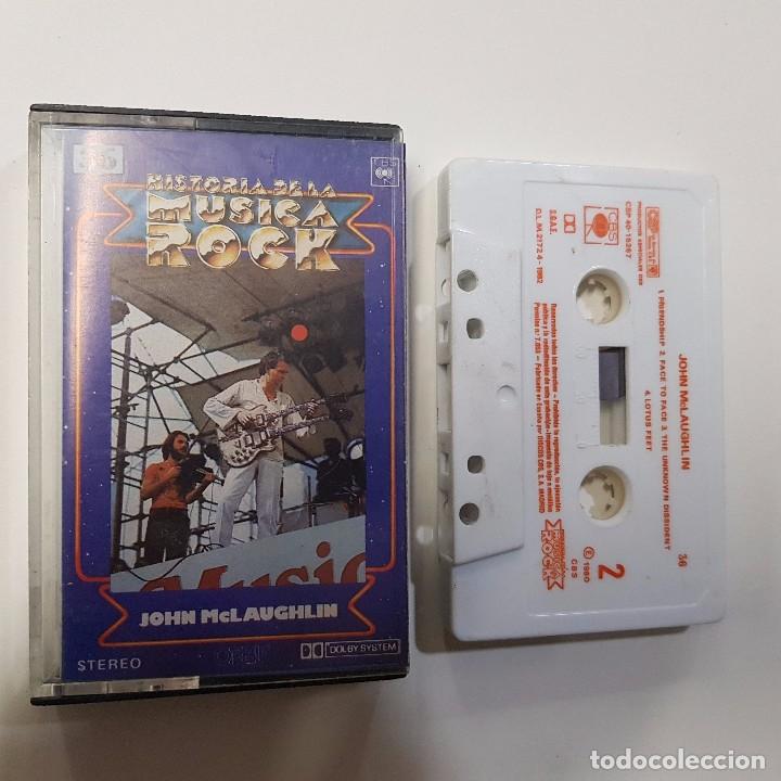 Casetes antiguos: HISTORIA DE LA MUSICA ROCK. N&ordm;36 JOHN MCLAGUGHLIN. TDKCST5D
