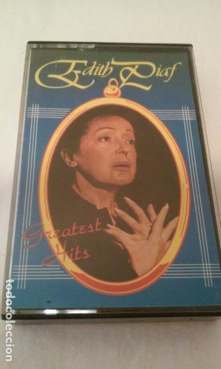 Casetes antiguos: EDITH PIAF -GREATEST HITS- CASSETTE RARA - Foto 1
