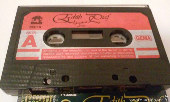 Casetes antiguos: EDITH PIAF -GREATEST HITS- CASSETTE RARA - Foto 3