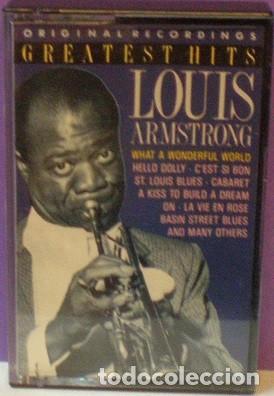 Casetes antiguos: Louis Armstrong - Greatest Hits - Cassette de 1987 - Foto 1