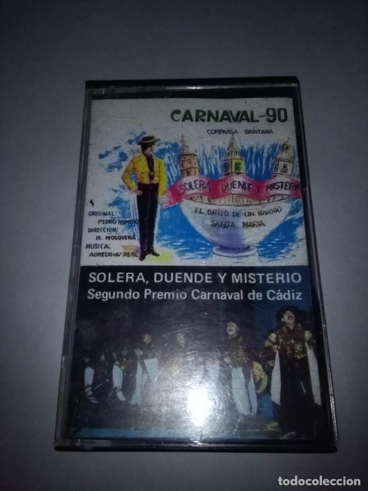 Casetes antiguos: SOLERA, DUENDE Y MISTERIO CARNAVAL 90. C13F - Foto 1