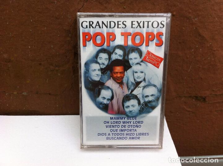 Casetes antiguos: CASETTE (GRANDES &Eacute;XITOS.  POP TOPS) - Foto 1