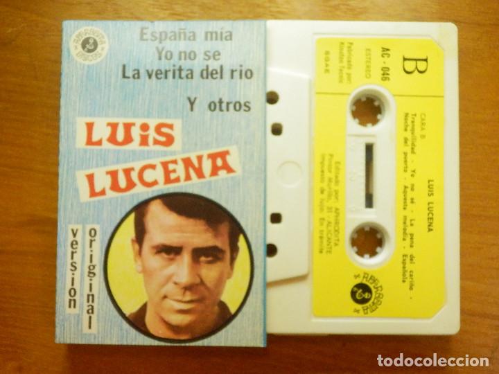 Casetes antiguos: Cinta de Cassette - Casete - Luis Lucena - Exitos - Afrodita - 1978 - Foto 1