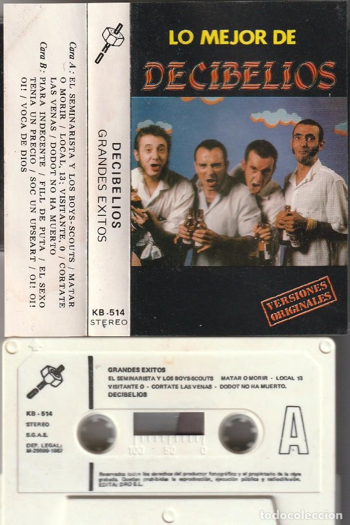 Casetes antiguos: DECIBELIOS - GRANDES EXITOS (CASSETTE DRO 1987) - Foto 1