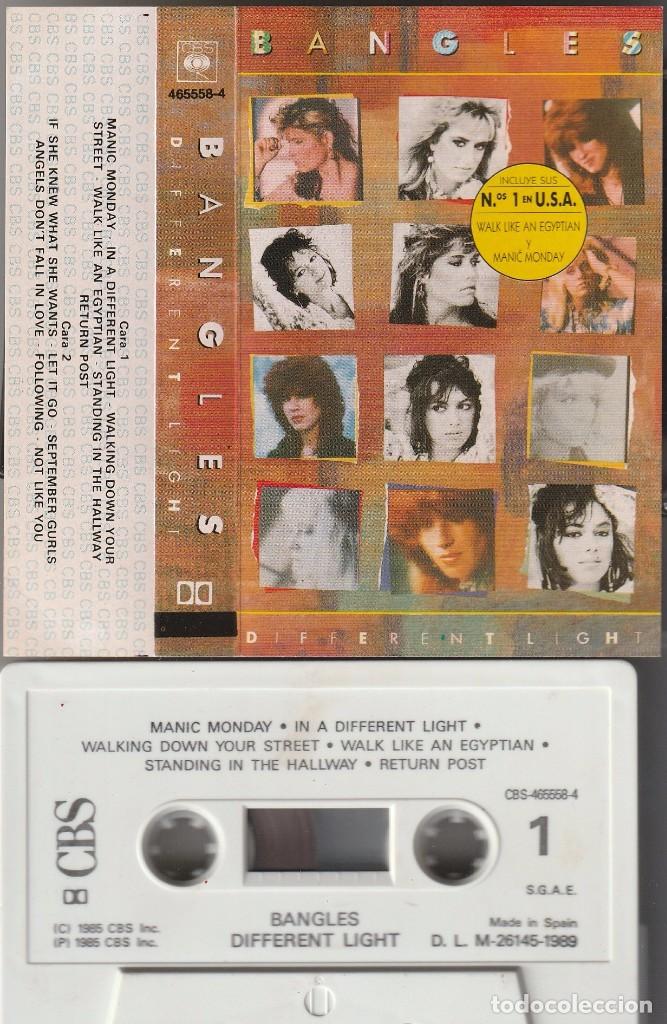 Casetes antiguos: BANGLES - DIFFERENT LIGHT (CASSETTE CBS 1985 ESPA&Ntilde;A) - Foto 1