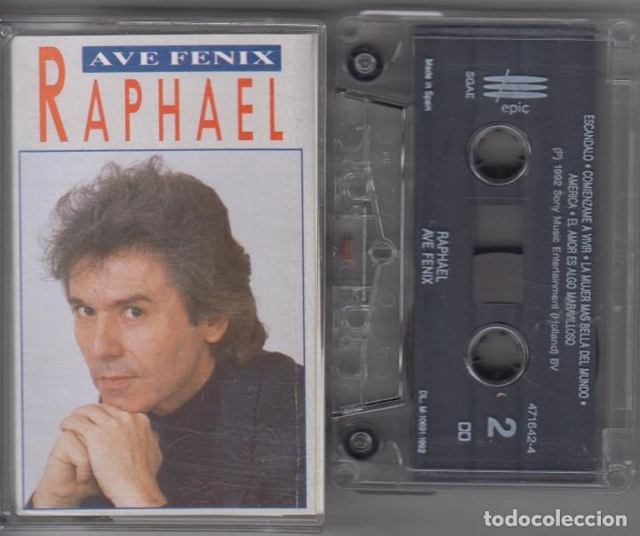 Casetes antiguos: Raphael cassette Ave F&eacute;nix 1992 Sony Spain - Foto 1