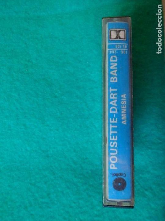 Casetes antiguos: CASSETTE. POUSETTE-DART BAND. AMNESIA - Foto 2