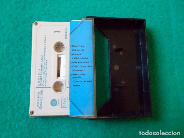 Casetes antiguos: CASSETTE. POUSETTE-DART BAND. AMNESIA - Foto 4