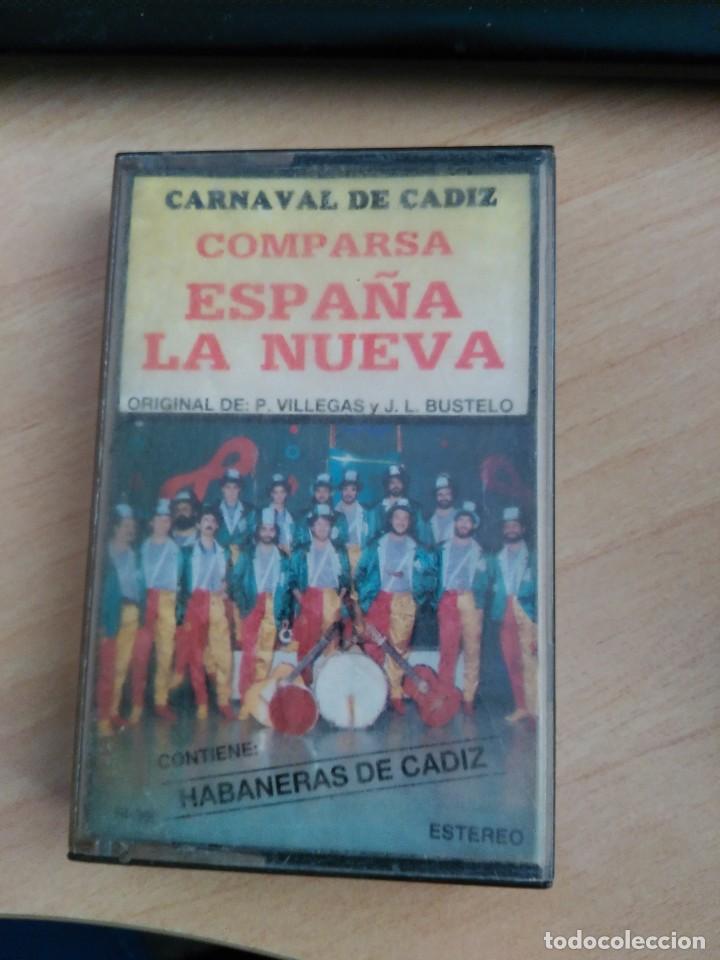 Casetes antiguos: carnaval de cadiz comparsa  espa&ntilde;a la nueva casete