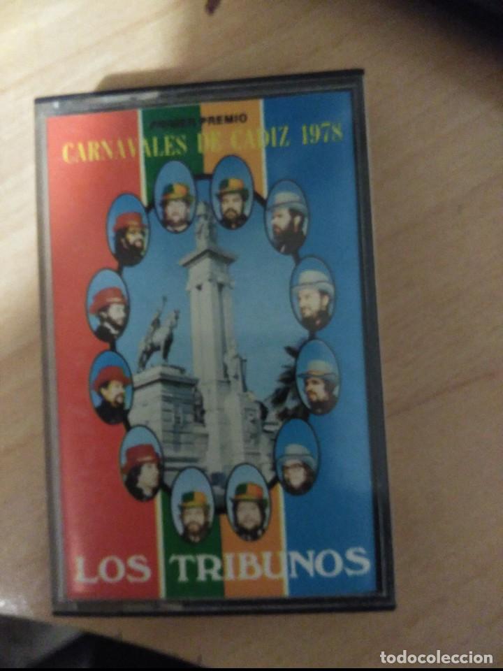 Casetes antiguos: carnaval de cadiz comparsa los tribunos casete