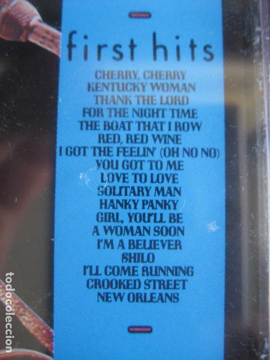 Casetes antiguos: NEIL DIAMOND CASETE - FIRST HITS - PRMEROS EXITOS - 16 TEMAS - Foto 2