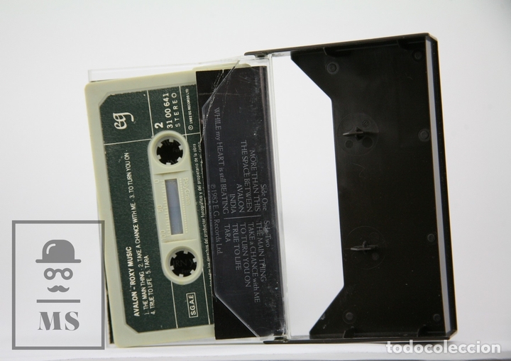 Casetes antiguos: Cinta de Casete / Cassette - Roxy Music / Avalon - EG, 1982 - Foto 2