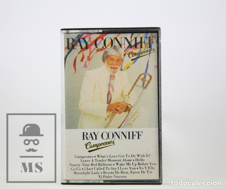 Casetes antiguos: Cinta de Casete / Cassette - Ray Conniff / Campeones - CBS, 1985 - Foto 1